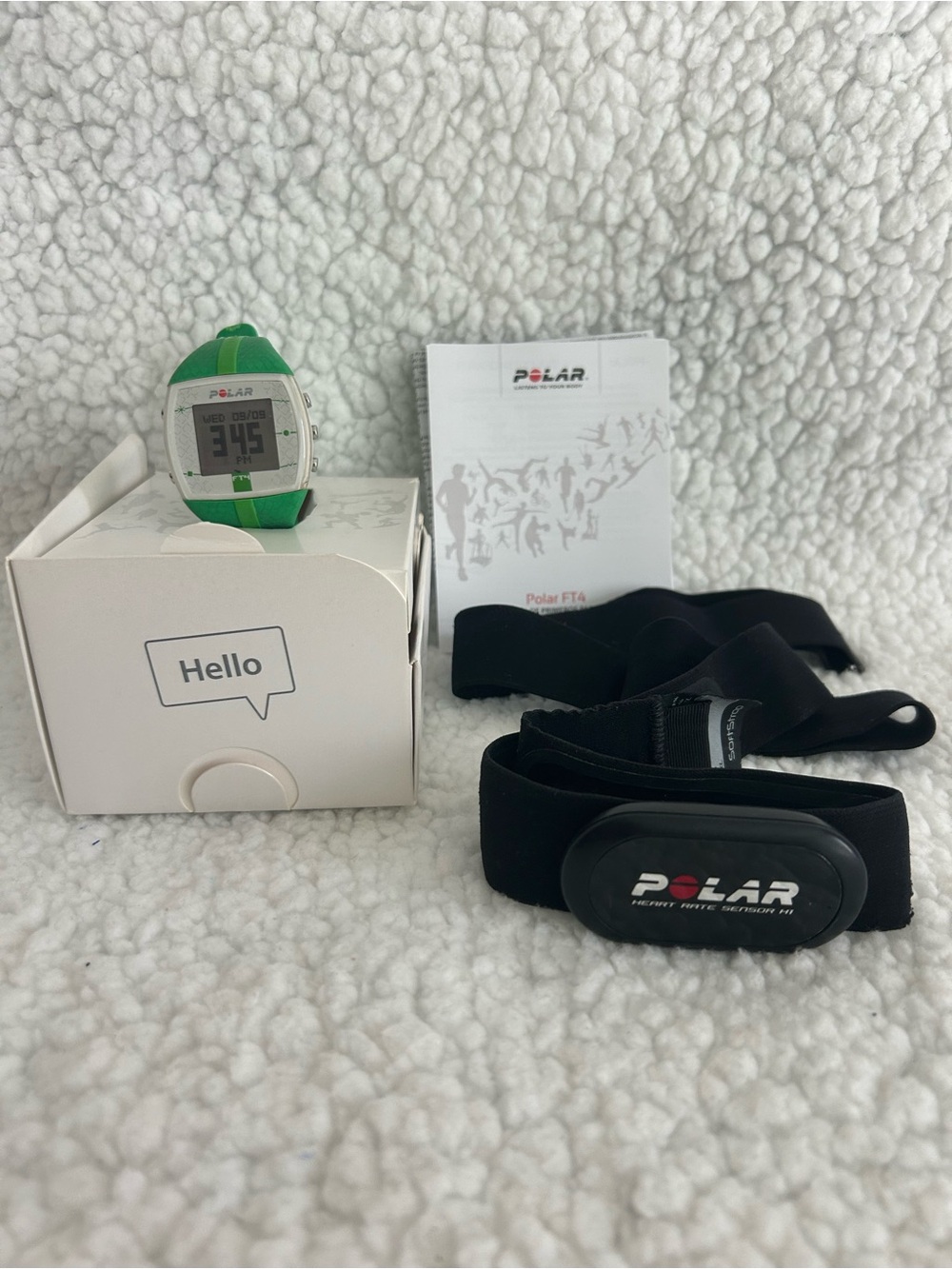 Polar FT4 Green Fitness Heart Rate Monitor